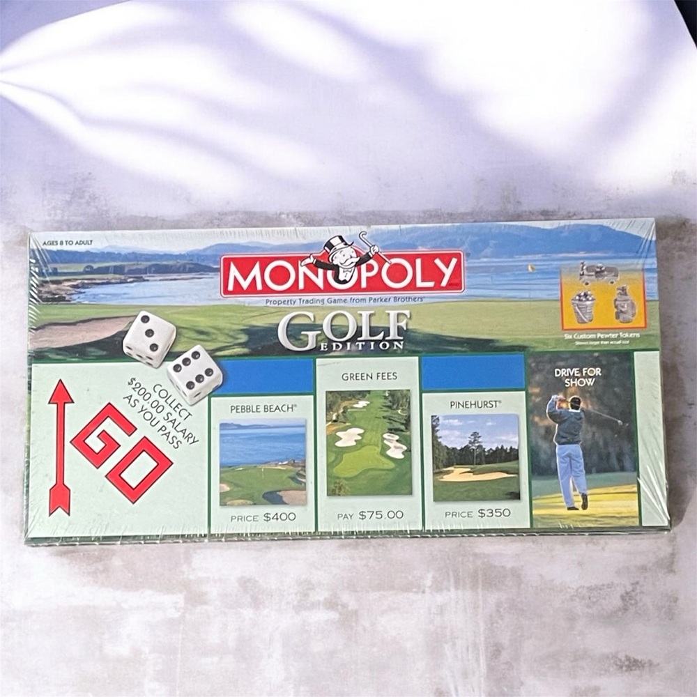New Original Wrap 2002 Monopoly Golf Edition Board Game